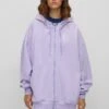 Hugo Dakata - Zip-Up Sweatshirt - Light Purple Four 1 Hugo Dakata - Zip-Up Sweatshirt - Light Purple Four -Hugo 46f658fcaf8f43f789e6a6db70f6eadd