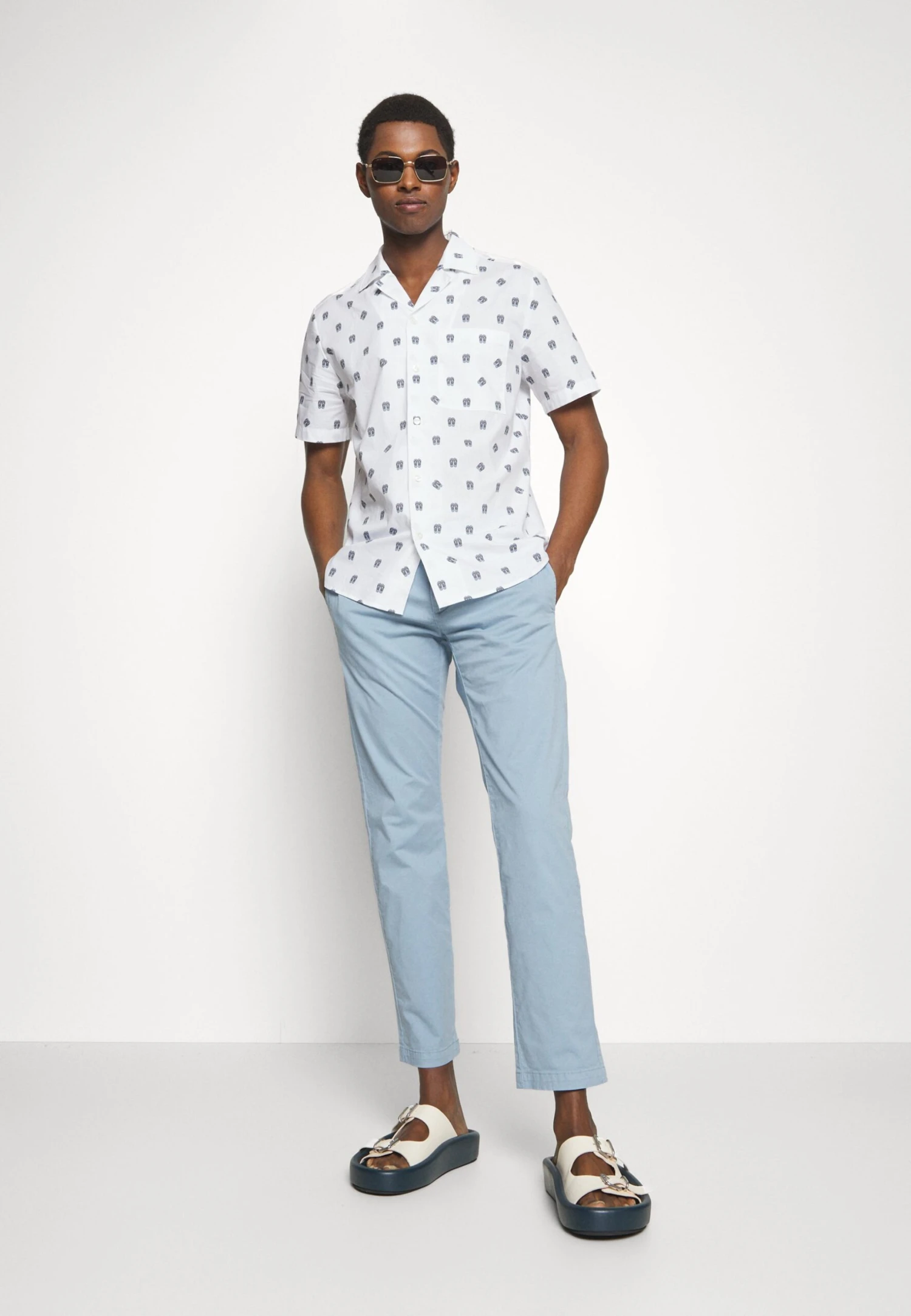 Hugo David - Chinos - Light Pastel Blue 4 Hugo David - Chinos - Light Pastel Blue - Image 2