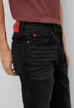 Hugo Straight Leg Jeans - Charcoal Five -Hugo 4af01d2a2dea4806aced4534c01f4bfc