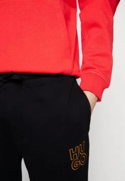 Hugo Demu- Tracksuit Bottoms - Black -Hugo 4c531180b3ea4ed6b54f2c6efef77d57