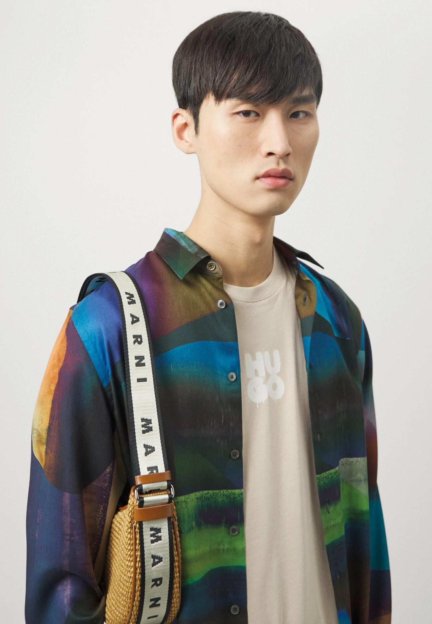 Hugo Decali - Print T-Shirt - Light Beige 6 Hugo Decali - Print T-Shirt - Light Beige - Image 4