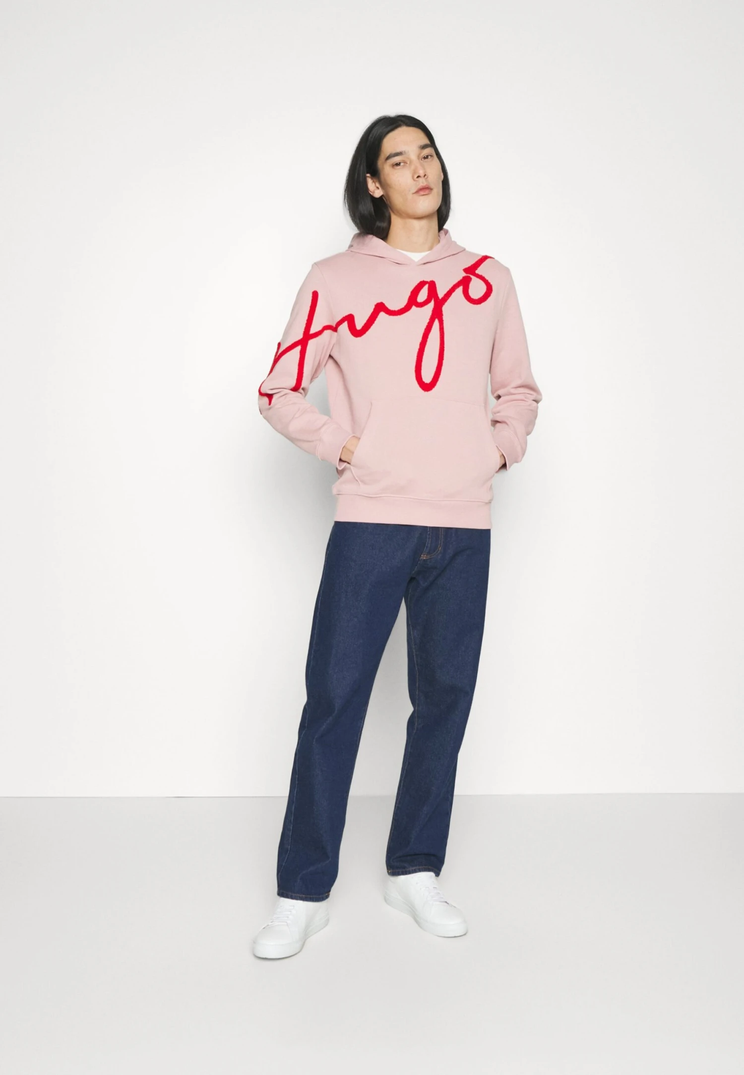 Hugo Dokapi - Sweatshirt - Light Pastel Pink 4 Hugo Dokapi - Sweatshirt - Light Pastel Pink - Image 2