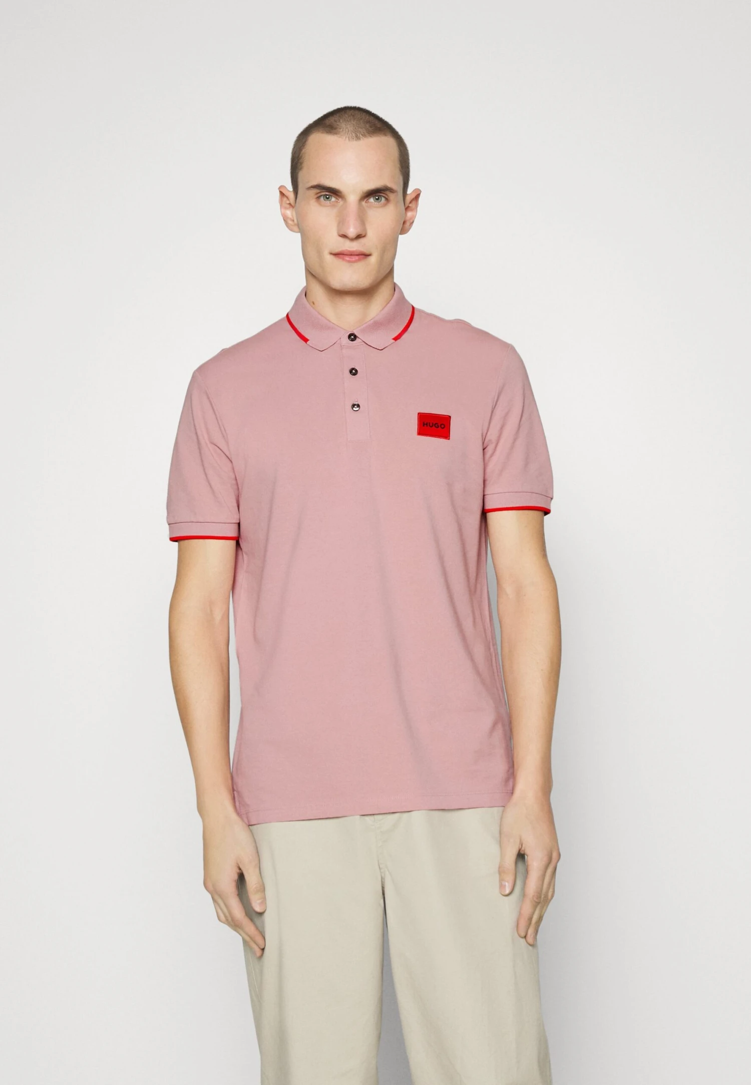 Hugo Deresino - Polo Shirt - Light Pastel Pink 3 Hugo Deresino - Polo Shirt - Light Pastel Pink