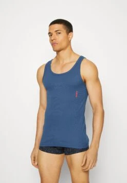 Hugo Tank Top Twin 2 Pack - Undershirt - Navy -Hugo 4eff94d138264c03b02180225115fa08