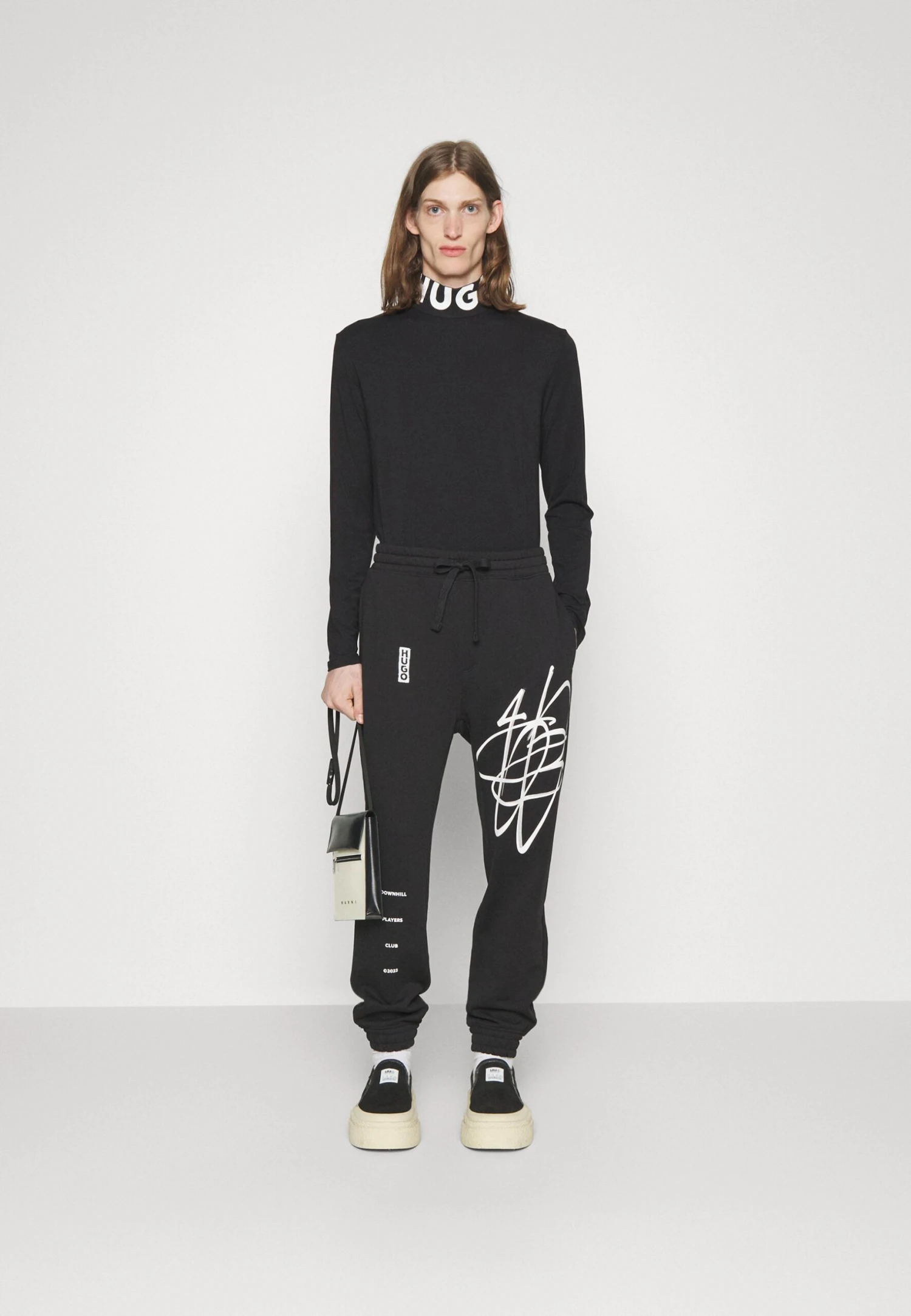 Hugo Dardini - Long Sleeved Top - Black 4 Hugo Dardini - Long Sleeved Top - Black - Image 2