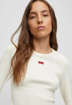 Hugo Dafilomena - Long Sleeved Top - Natural Ten 10 Hugo Dafilomena - Long Sleeved Top - Natural Ten -Hugo 4fbe985f4a394e6e827f2c6b6a1e1ef5