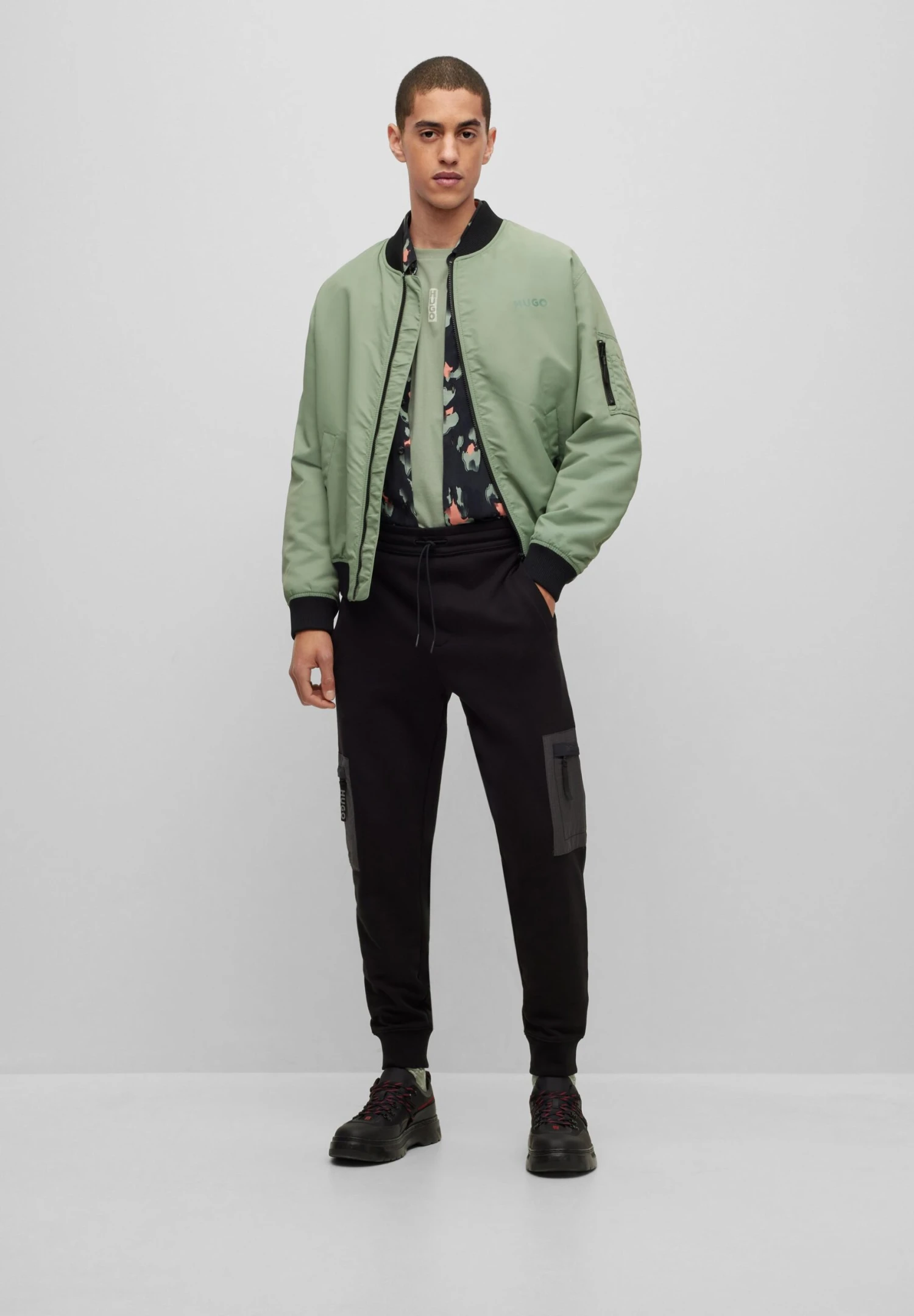 Hugo Danden - Print T-Shirt - Light/Pastel Green 4 Hugo Danden - Print T-Shirt - Light/Pastel Green - Image 2