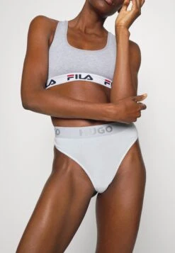 Hugo Thong Sporty Logo - Thong - White -Hugo 52e9cce79add4b35b3024cf6ee7a5ad3