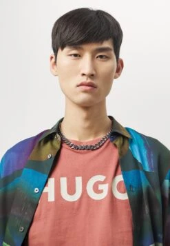 Hugo Dulivio - Print T-Shirt - Medium Pink -Hugo 5619e9b36a9c4ba090b87ebc3c8a56a8