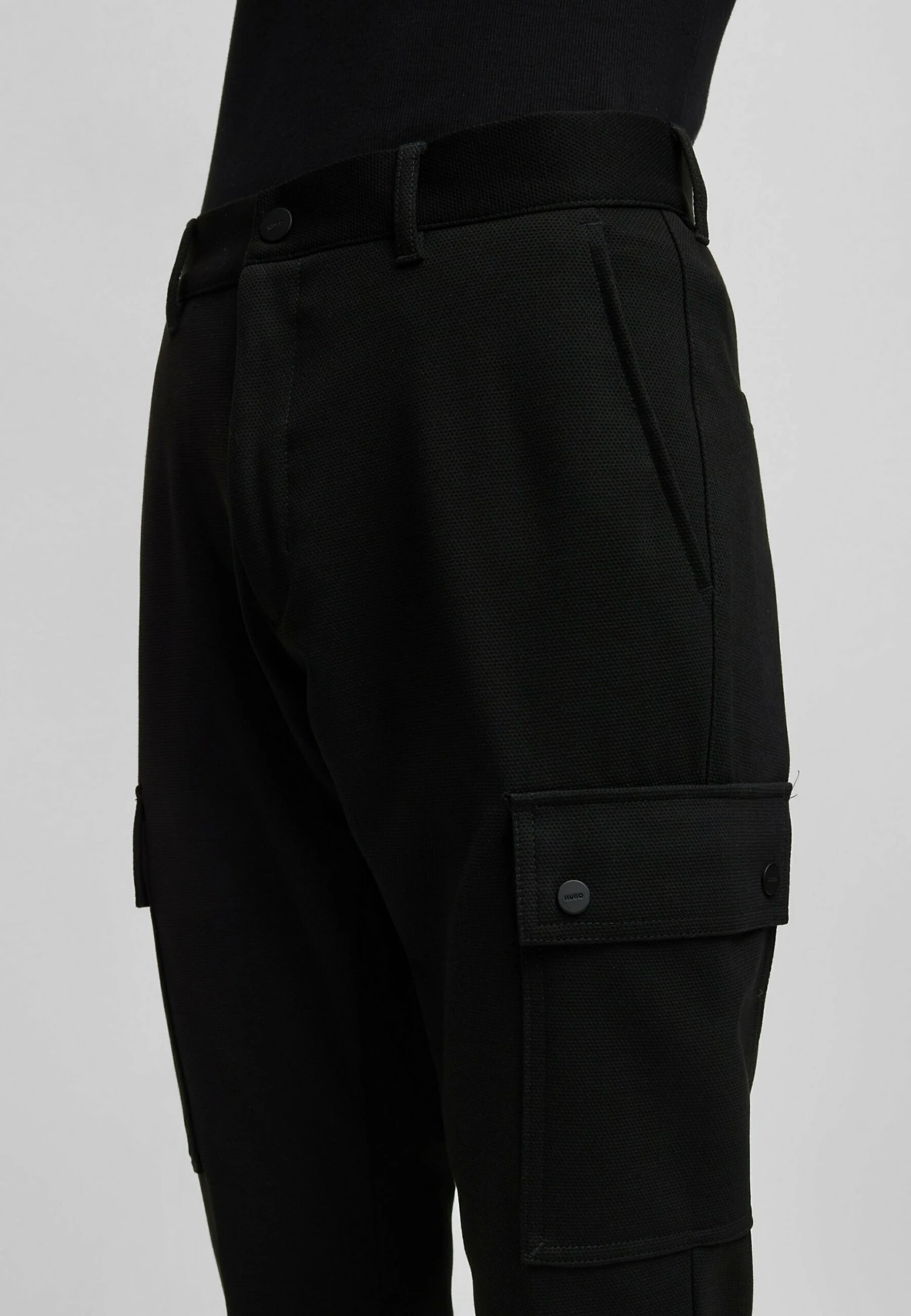 Hugo Glian233J - Cargo Trousers - Black One 7 Hugo Glian233J - Cargo Trousers - Black One - Image 5