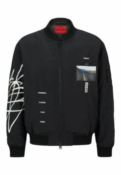 Hugo Byler - Bomber Jacket - Black One -Hugo 5868b24b36e9403f83f17b0a9cce734d