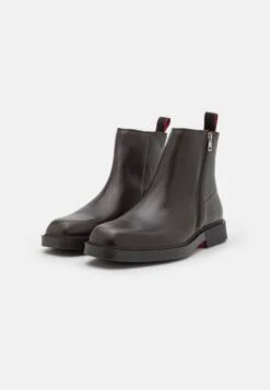 Hugo Iker Cheb - Classic Ankle Boots - Dark Brown -Hugo 59eef119f2644449a62f82d2fcc63ccd