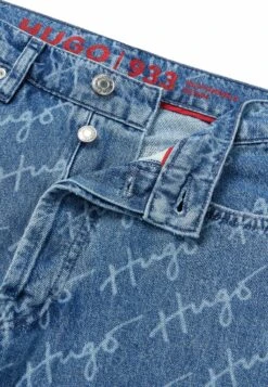 Hugo Straight Leg Jeans - Blue Fifteen -Hugo 5a1f4f105fea48a4ac7c1bbb0be612b4