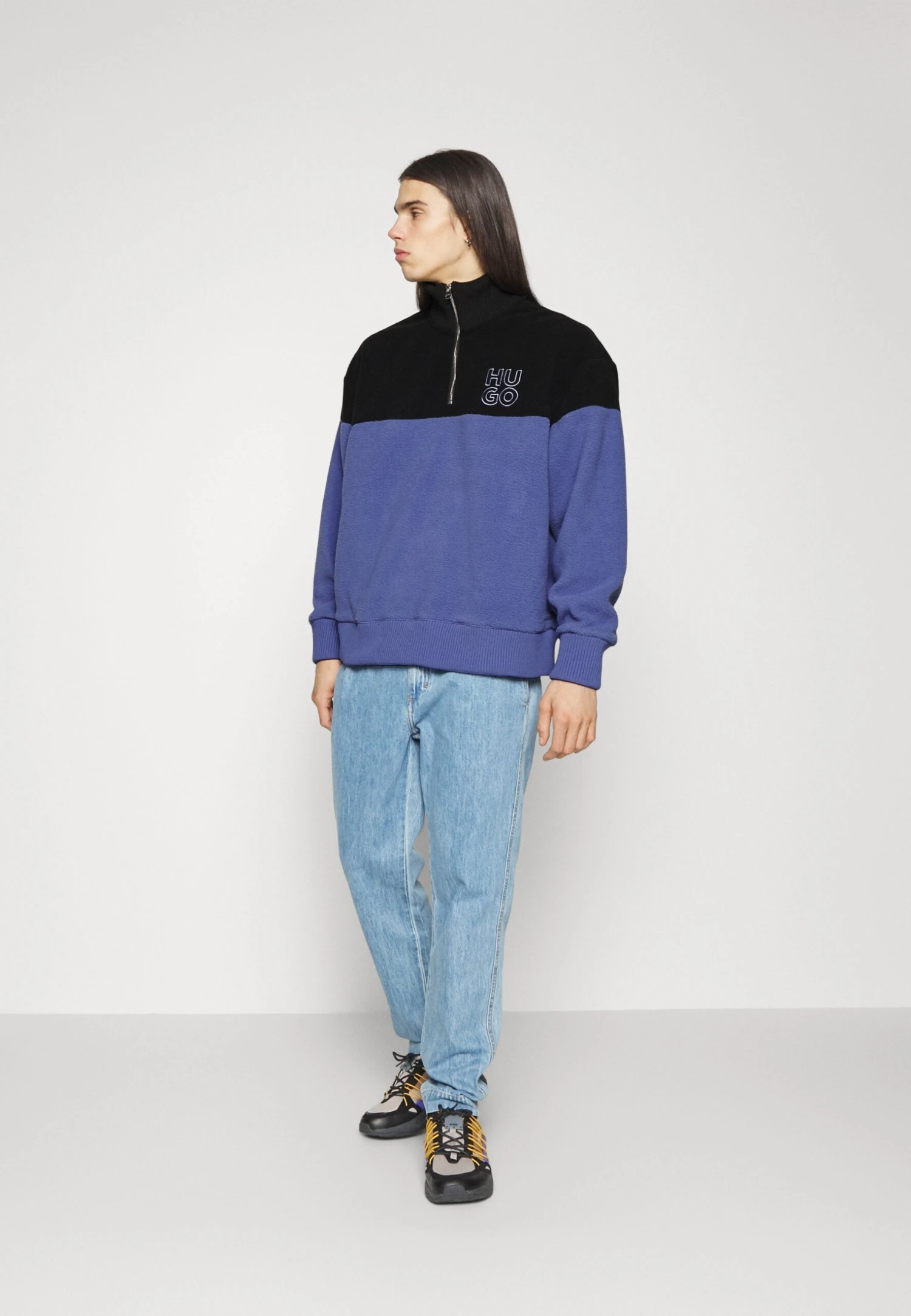 Hugo Dorpion - Fleece Jumper - Medium Purple 4 Hugo Dorpion - Fleece Jumper - Medium Purple - Image 2