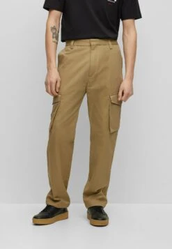 Hugo Falko233F1 - Cargo Trousers - Beige Sieben