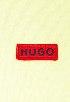 Hugo Classic Tee - Basic T-Shirt - Yellow Thirteen -Hugo 5b6d80bed8f94632b8812650a65dc1fa