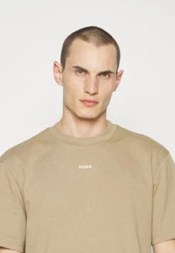 Hugo Dapolino - Basic T-Shirt - Open Brown -Hugo 5c7b0e0290e64592a5fc039eeb862f4b