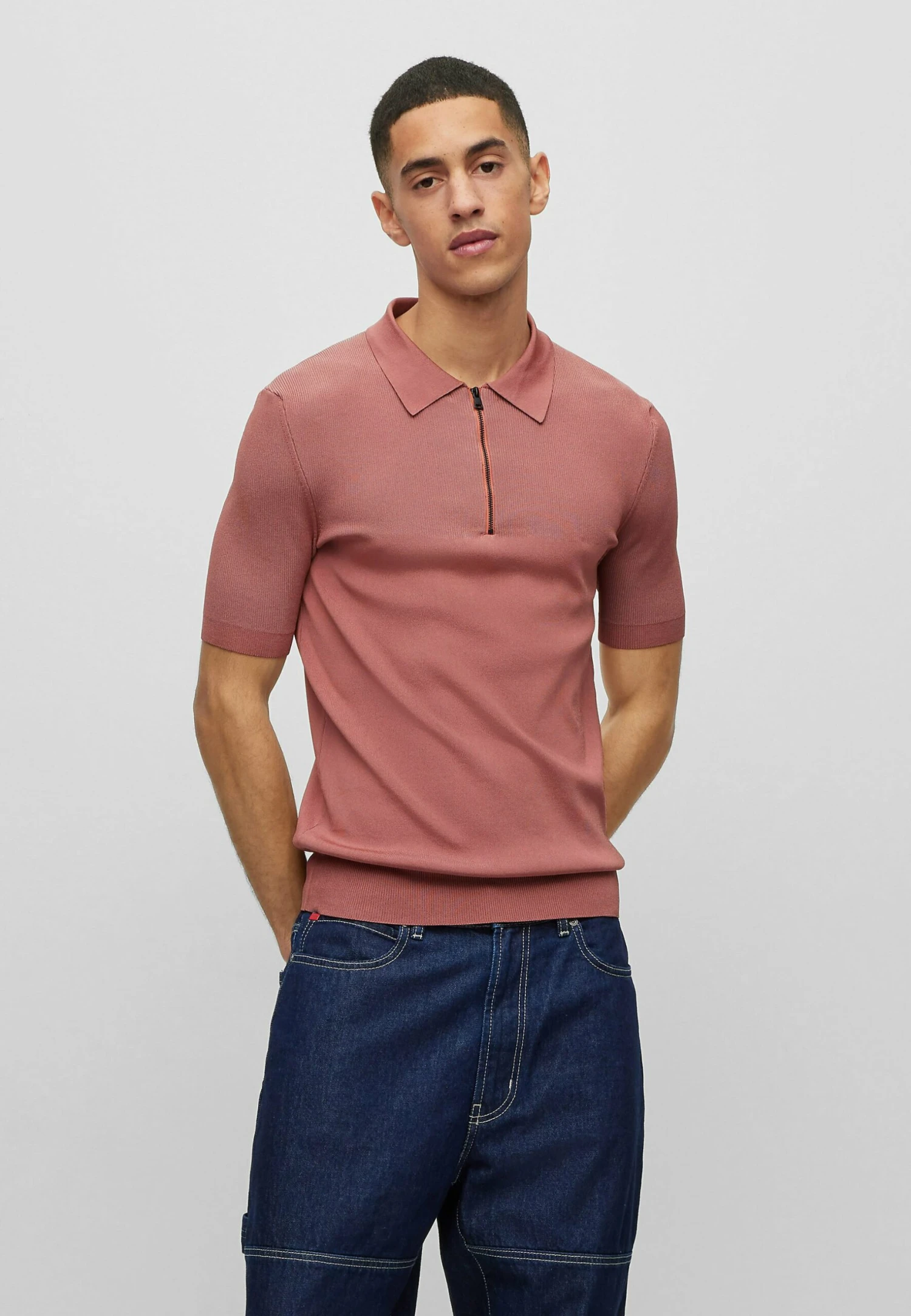 Hugo Sayfong - Polo Shirt - Pink Five 3 Hugo Sayfong - Polo Shirt - Pink Five