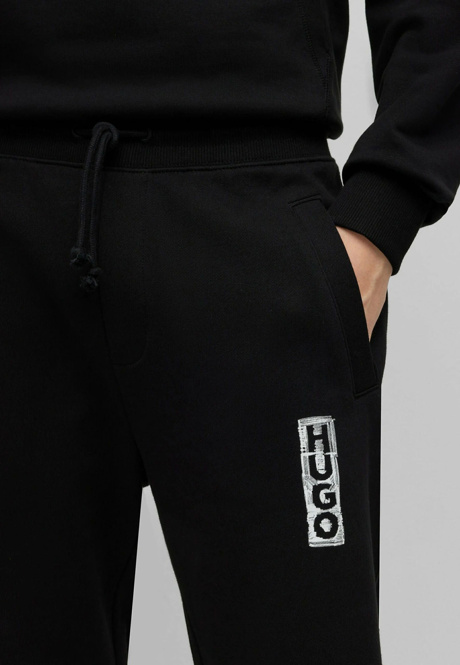 Hugo Dogur - Tracksuit Bottoms - Black One 6 Hugo Dogur - Tracksuit Bottoms - Black One - Image 4