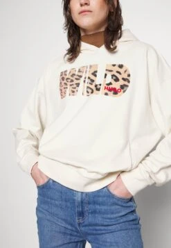 Hugo Relaxed Hoodie - Hoodie - Open White -Hugo 5e7b6574eeba454c8dd07b8a9b2fee23