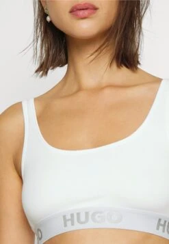 Hugo Bralette Sporty Logo - Bustier - White -Hugo 609a9a5434af487da0ec2756a62546ff