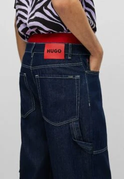 Hugo Relaxed Fit Jeans - Dark Blue One 12 Hugo Relaxed Fit Jeans - Dark Blue One -Hugo 618b9e90c4444cb28d84a25a60f2590e