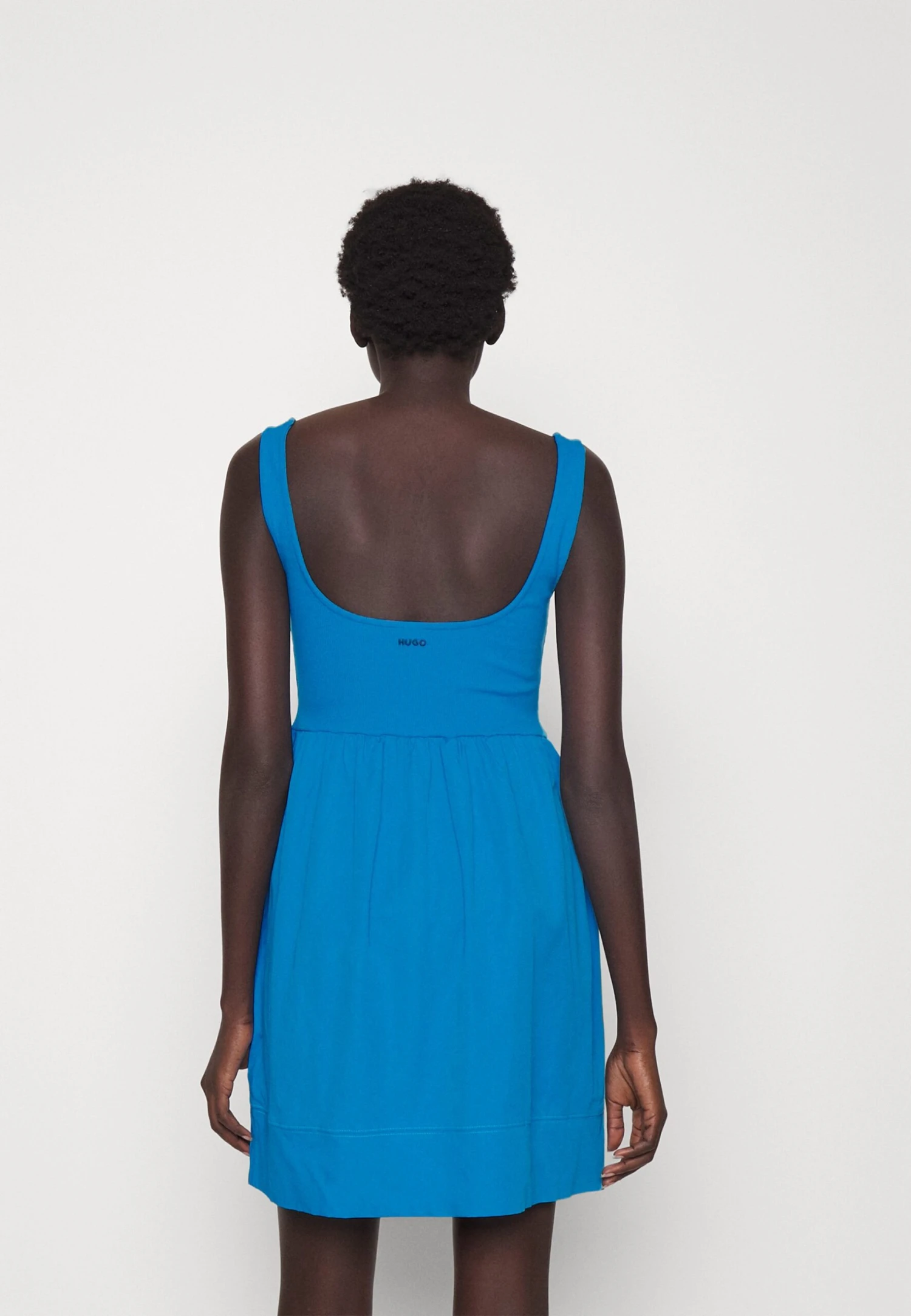 Hugo Naronja - Day Dress - Waterblue (With Contrast Stitching) 5 Hugo Naronja - Day Dress - Waterblue (With Contrast Stitching) - Image 3