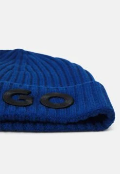 Hugo Unisex - Beanie - Navy -Hugo 625516374f6e4cc7b9525bf4ddc50eff