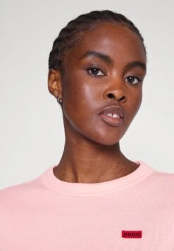 Hugo Classic Tee - Basic T-Shirt - Light/Pastel Pink -Hugo 628c0da28d954500abd3c42fac81957e