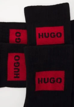 Hugo Label 2 Pack - Socks - Black -Hugo 630ff573bb4a4cc4b91fb072ee3fbcba