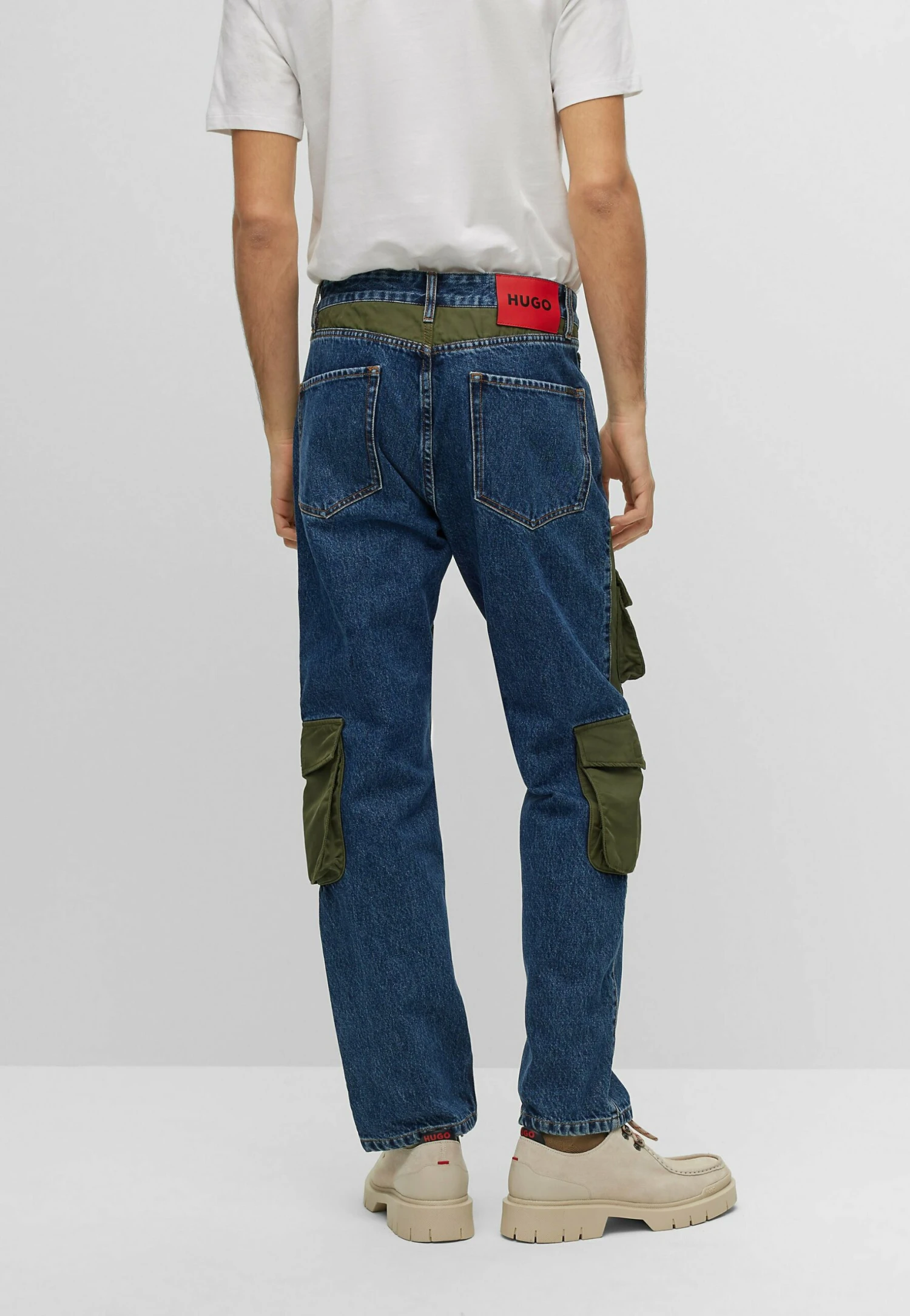 Hugo Straight Leg Jeans - Dark Blue Ten 5 Hugo Straight Leg Jeans - Dark Blue Ten - Image 3