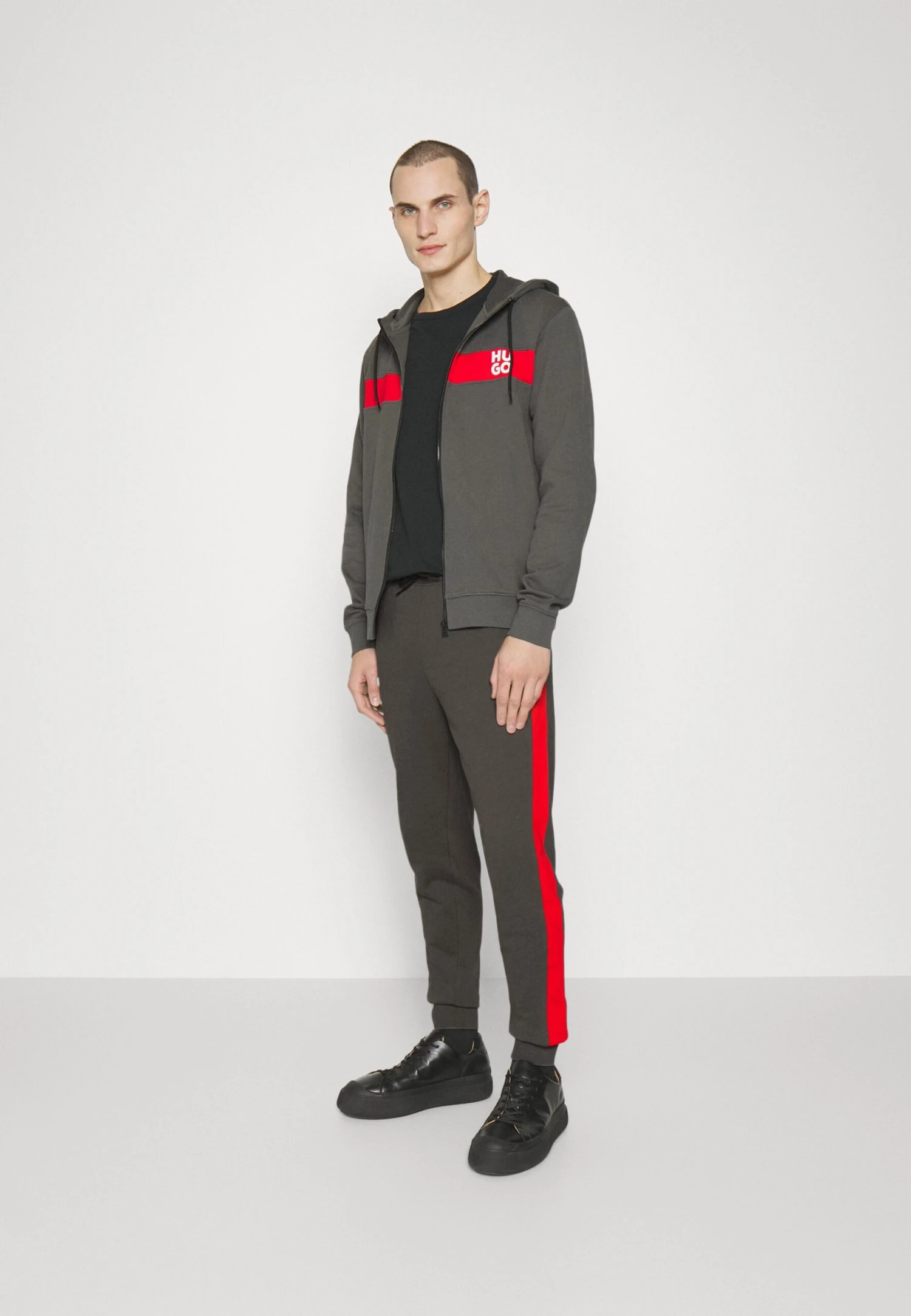 Hugo Tracksuit - Charcoal 4 Hugo Tracksuit - Charcoal - Image 2