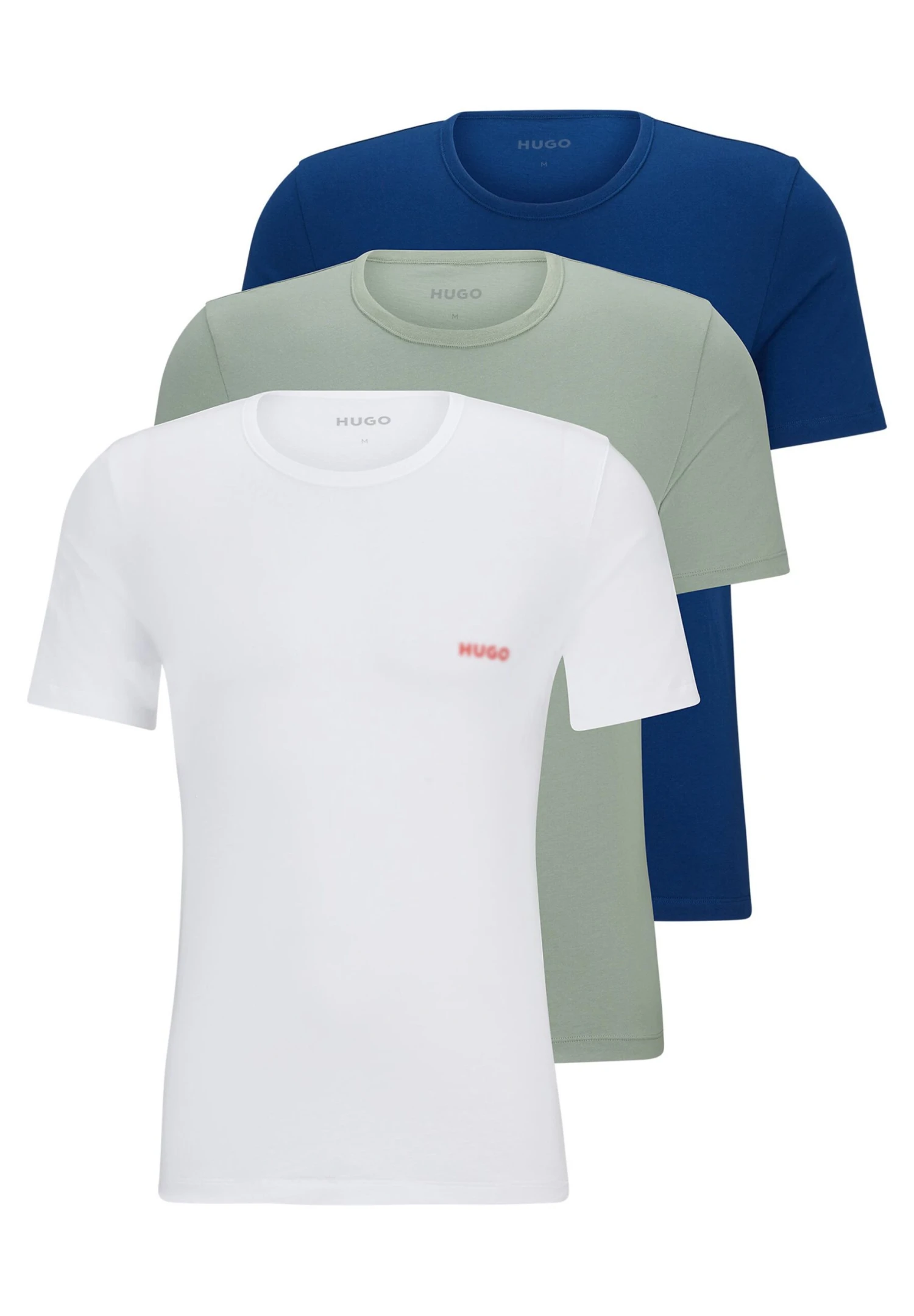 Hugo 3 Pack Rn Triplet P - Undershirt - Light/Pastel Green 7 Hugo 3 Pack Rn Triplet P - Undershirt - Light/Pastel Green - Image 5