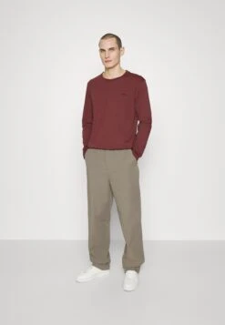 Hugo Derol - Long Sleeved Top - Dark Brown -Hugo 6573fa6b260641d0ac1fb4b8579f0586