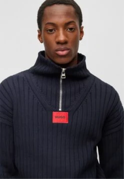 Hugo Jumper - Dark Blue Ten -Hugo 6639456a34834ad1acb8d371f385dd46
