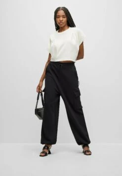 Hugo Naleva - Cargo Trousers - Black One -Hugo 6764fedf786243fdb33e828c862870d0