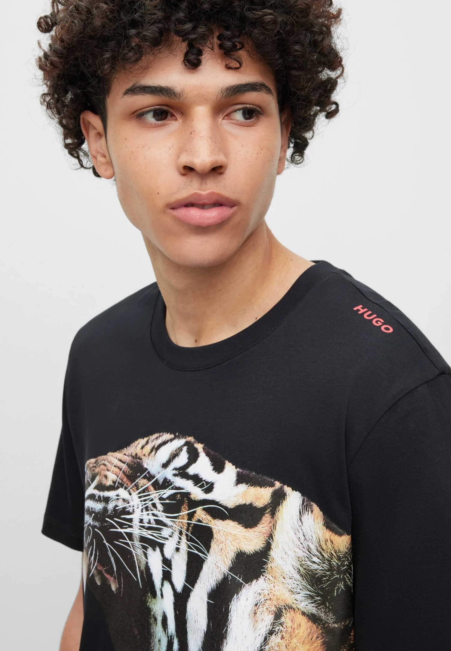 Hugo Digre - Print T-Shirt - Black 6 Hugo Digre - Print T-Shirt - Black - Image 4