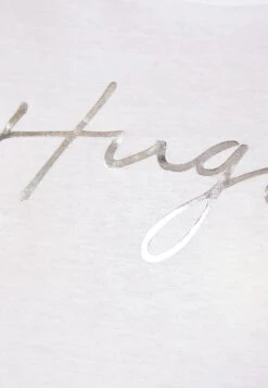 Hugo Slim Tee - Print T-Shirt - White -Hugo 6978e3a1a5c840b5a06a91afa629468b