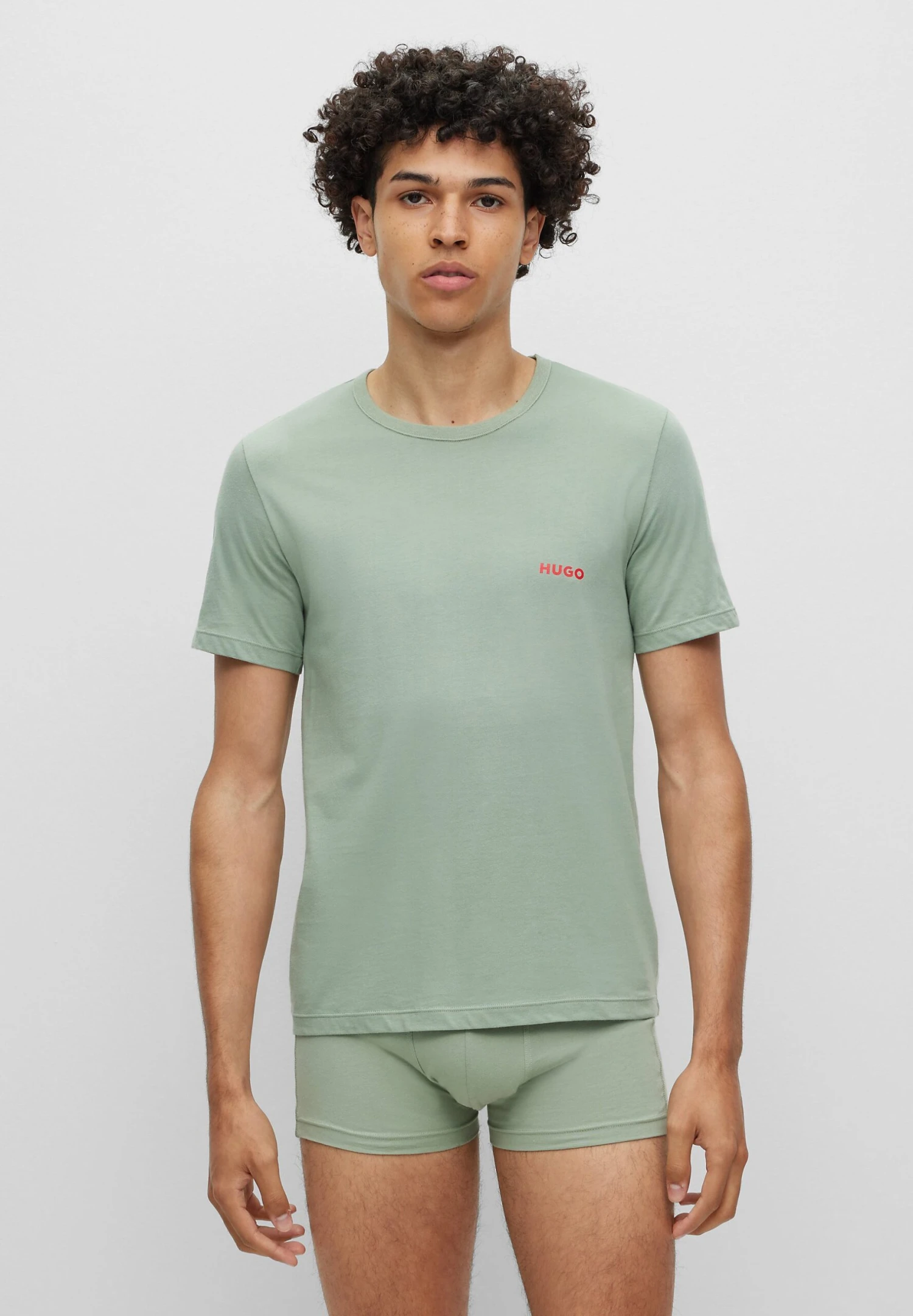 Hugo 3 Pack Rn Triplet P - Undershirt - Light/Pastel Green 4 Hugo 3 Pack Rn Triplet P - Undershirt - Light/Pastel Green - Image 2