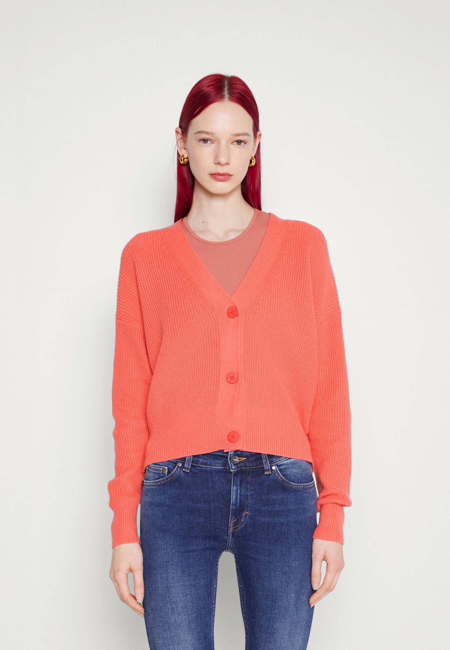 Hugo Shawany - Cardigan - Open Red 3 Hugo Shawany - Cardigan - Open Red