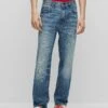 Hugo Straight Leg Jeans - Blue Ten -Hugo 6c4b1028d9f34aed970ab1bf574fa3b7