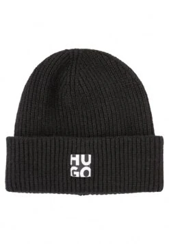 Hugo Beanie - Black -Hugo 6fac6f81c4cb4d8293157f3317c9db7c