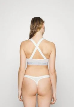 Hugo Bralette Padded Sporty Logo - Bustier - White -Hugo 712c072d44be44639a4d8ef757e698f3
