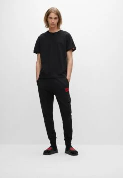 Hugo Labelled - Basic T-Shirt - Black One -Hugo 721b19ba89fc4018b79664b805372167