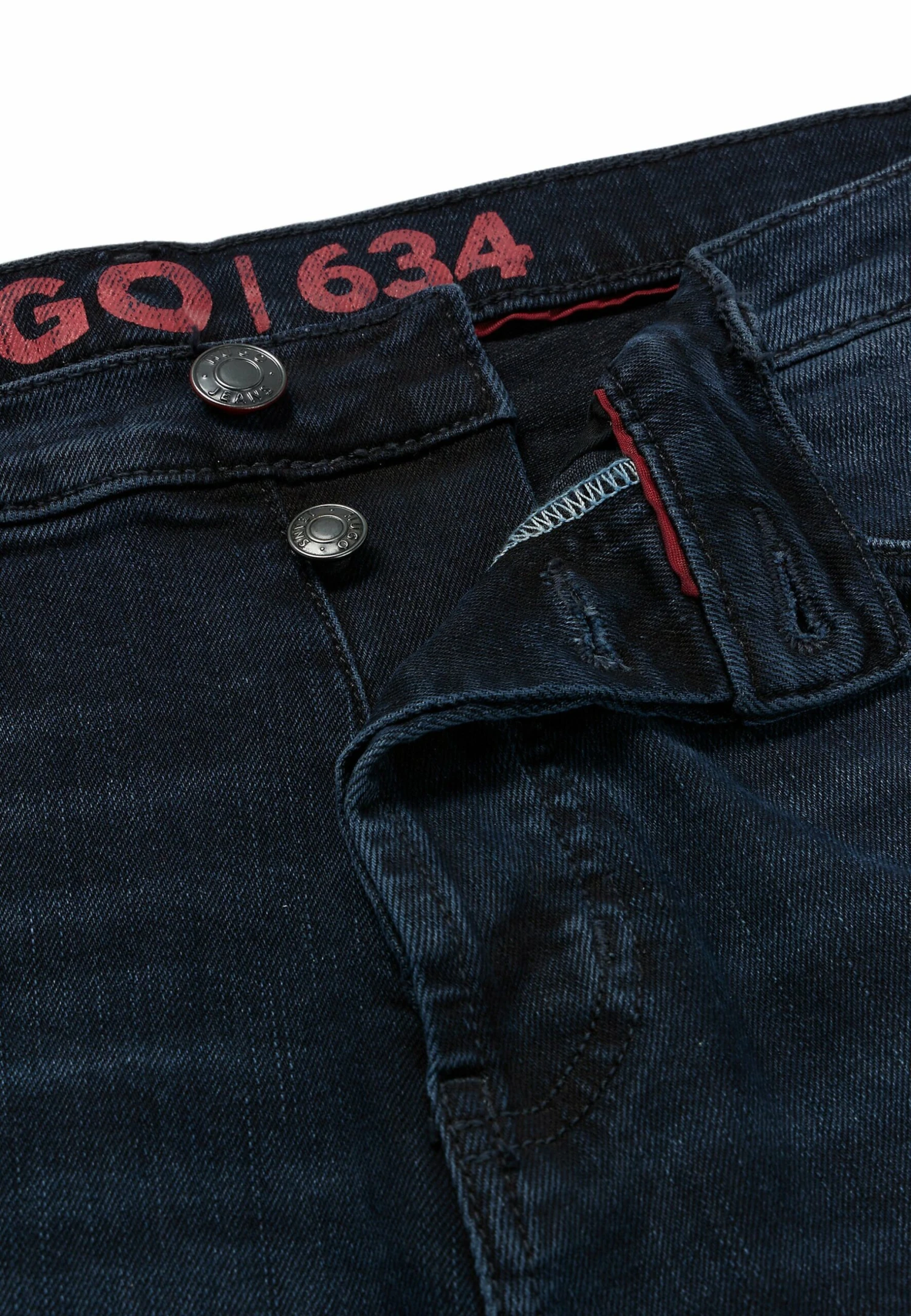 Hugo Slim Fit Jeans - Dark Blue Ten 5 Hugo Slim Fit Jeans - Dark Blue Ten - Image 3