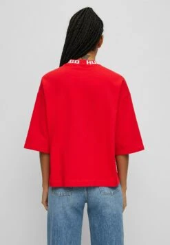 Hugo Dinaya - Long Sleeved Top - Open Pink Three -Hugo 74bfe3cd9955404bb8afdd3e1cf9e8e7