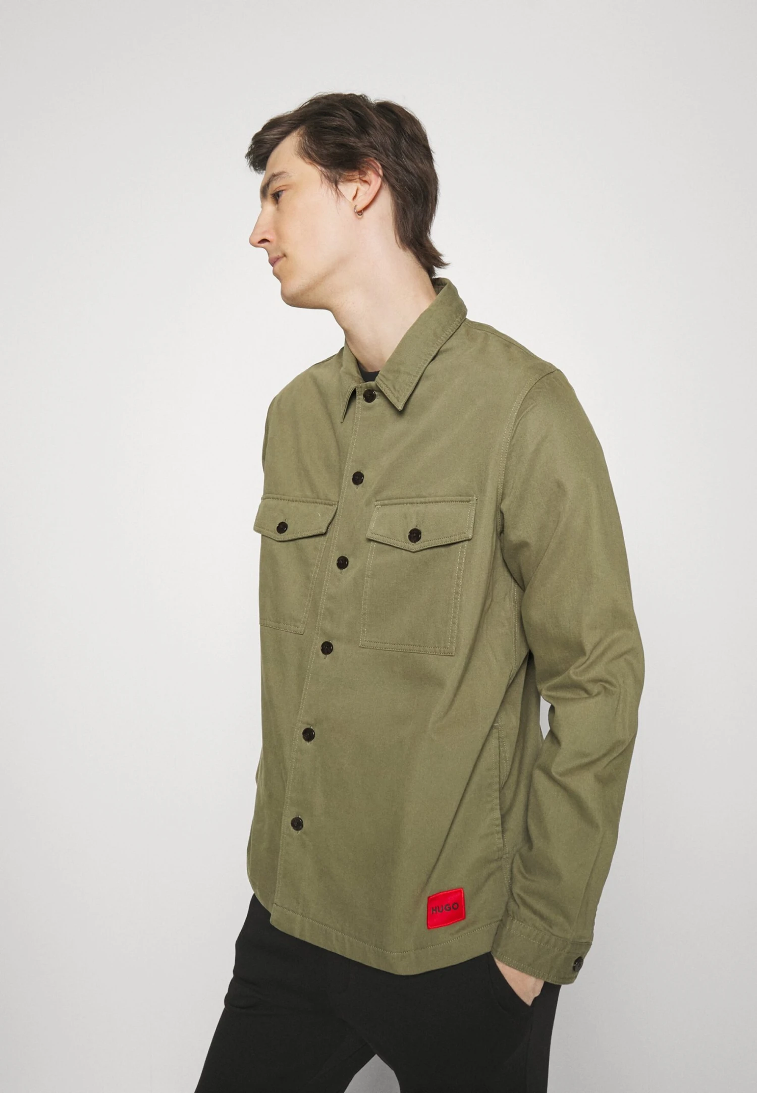 Hugo Enalu - Denim Jacket - Open Green 6 Hugo Enalu - Denim Jacket - Open Green - Image 4