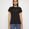 Hugo Slim Tee - Print T-Shirt - Black 1 Hugo Slim Tee - Print T-Shirt - Black -Hugo 75be4ef248a04bdc8a423735e9a5ccb4