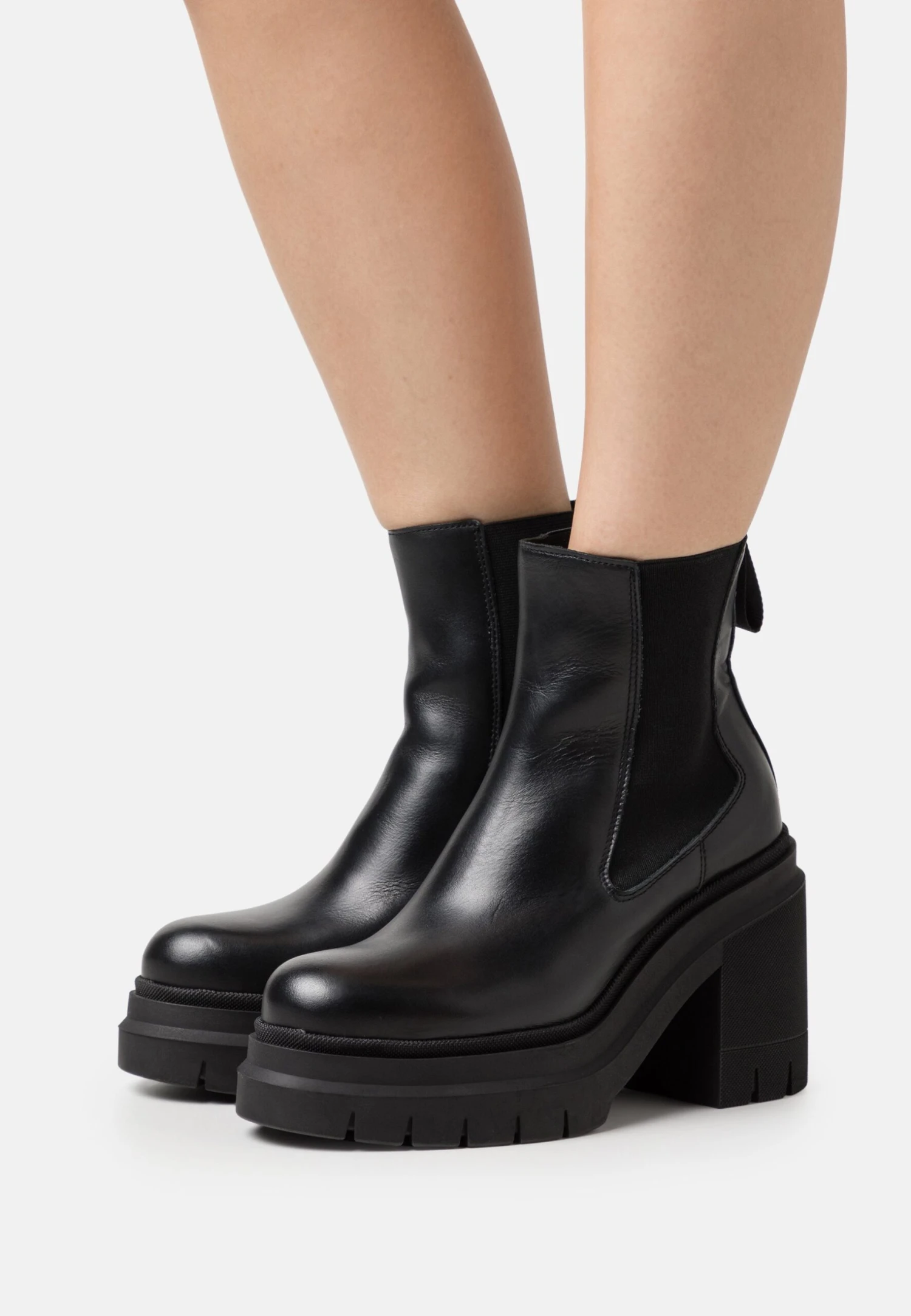 Hugo High Heeled Ankle Boots - Black 3 Hugo High Heeled Ankle Boots - Black