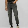 Hugo Straight Leg Jeans - Grey Five 2 Hugo Straight Leg Jeans - Grey Five -Hugo 776c6f71508b4a428f508a51e6753278